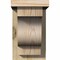 Ekena Millwork Newport Rough Sawn Corbel w/Backplate, Douglas Fir, 6"W x 10"D x 10"H COR06X10X10NEW01RDF - alternate 4